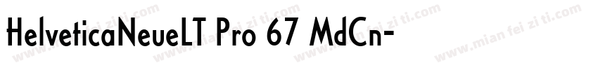 HelveticaNeueLT Pro 67 MdCn字体转换